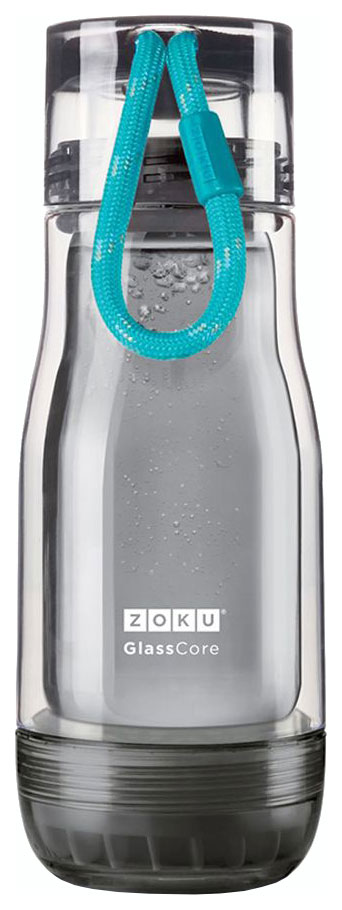 фото Бутылка zoku active 325 мл turquoise