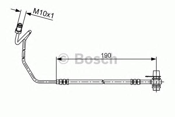 фото Шланг тормозной системы bosch 1987481535