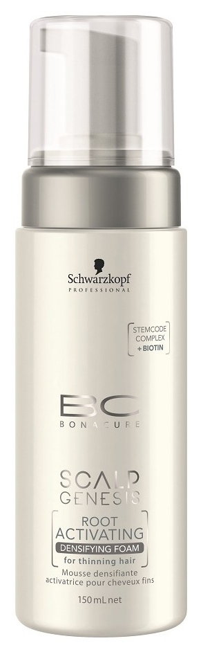 

Пена для роста волос Schwarzkopf BC Scalp Genesis Root Activating Densifying Foam 150 мл, BC Scalp Genesis Root Activating Densifying Foam