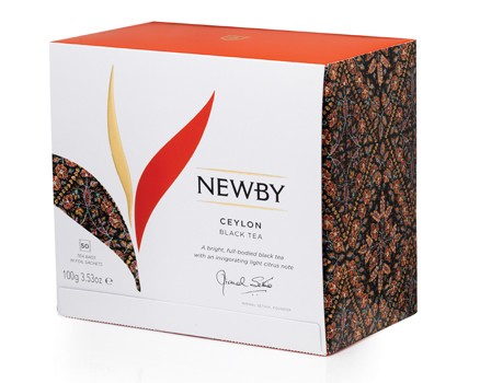 Чай черный Newby ceylon 50 пакетиков