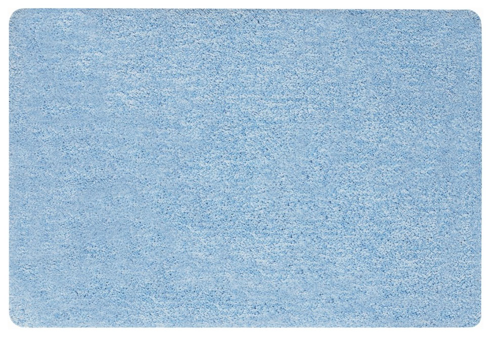 фото Коврик для ванной spirella gobi голубой, 55х55 см