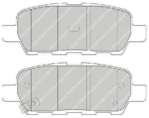 

Комплект тормозных колодок Ferodo FDB1693