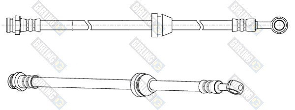 фото Шланг тормозной системы girling 9004947