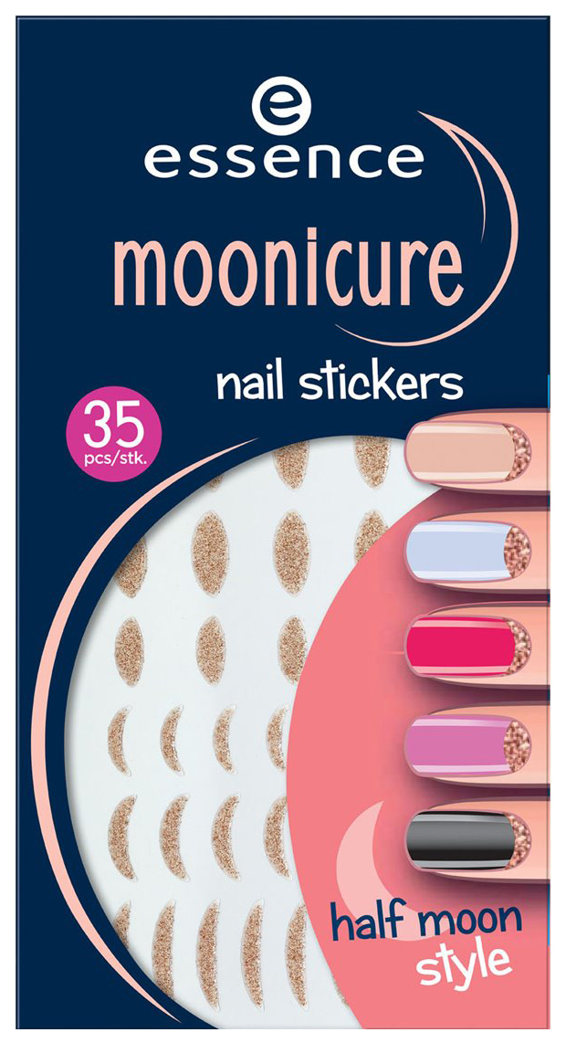 

Наклейки для ногтей essence Moonicure Nail Stickers Half Moon Style