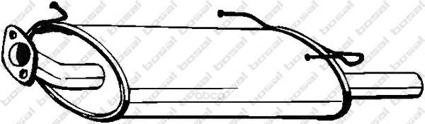 

Глушитель выхлопной системы bosal 145703