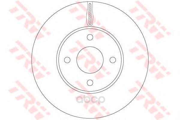 

Тормозной диск TRW/Lucas передний DF6520