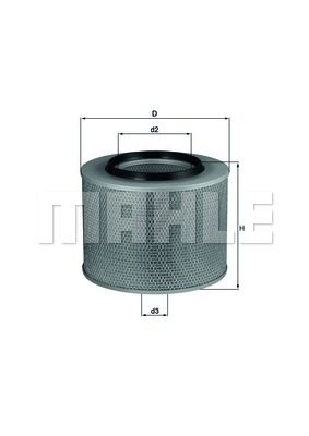 фото Фильтр воздушный knecht lx 441 mahle/knecht