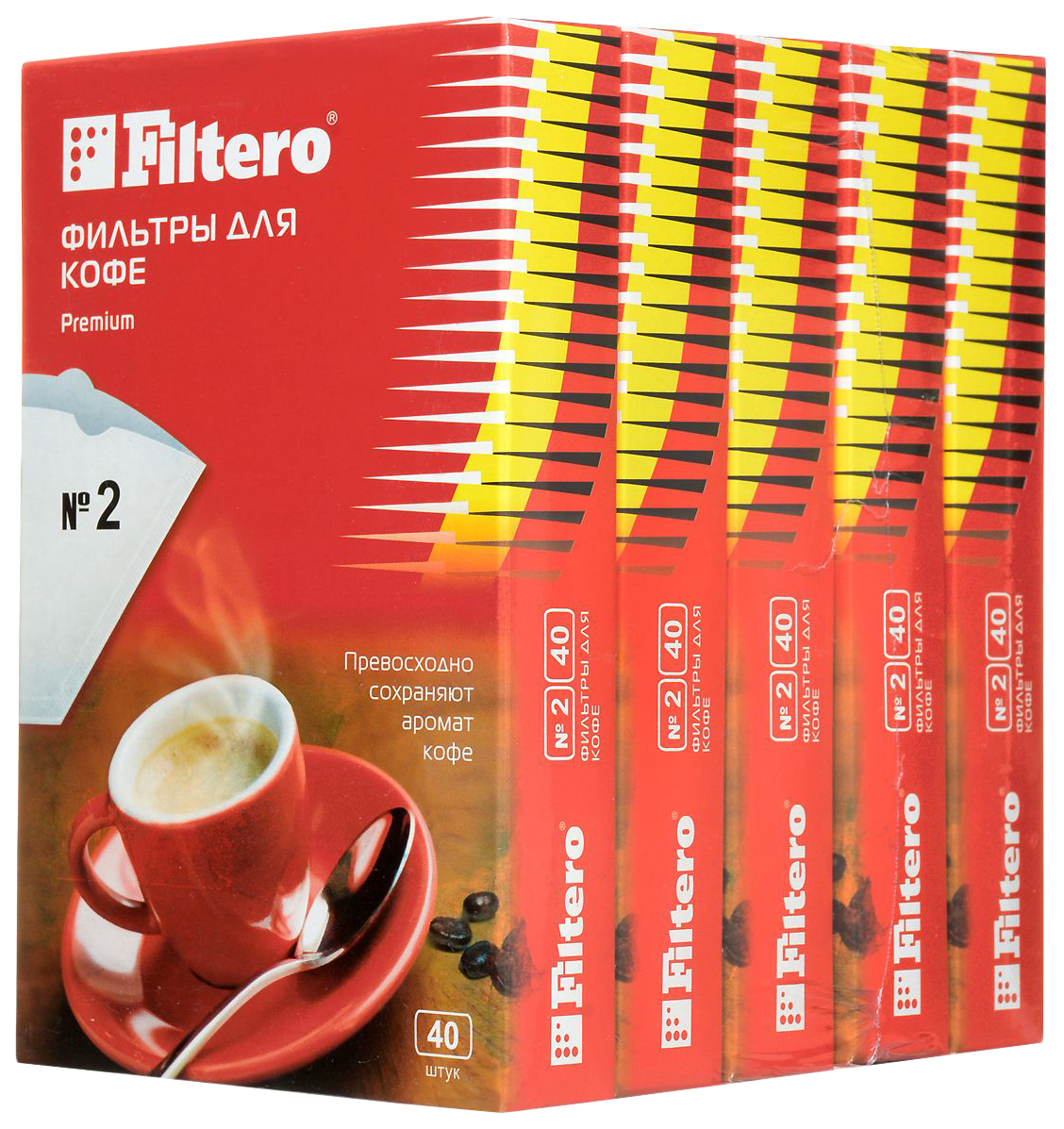 Фильтр Filtero Premium №2 фильтры для кофеварок filtero