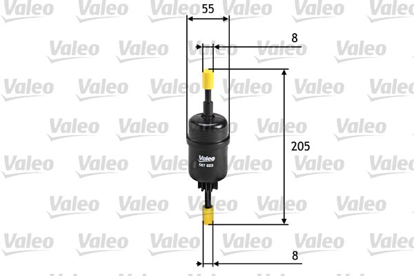 Фильтр топливный Valeo 587023 1465₽