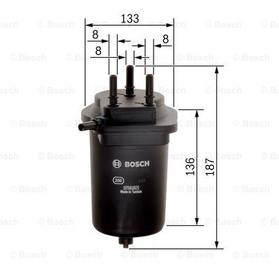 фото Фильтр топливный bosch f 026 402 077