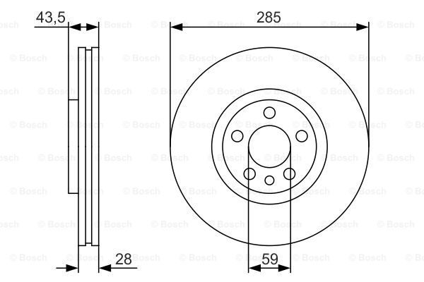 фото Тормозной диск bosch 0986479s62