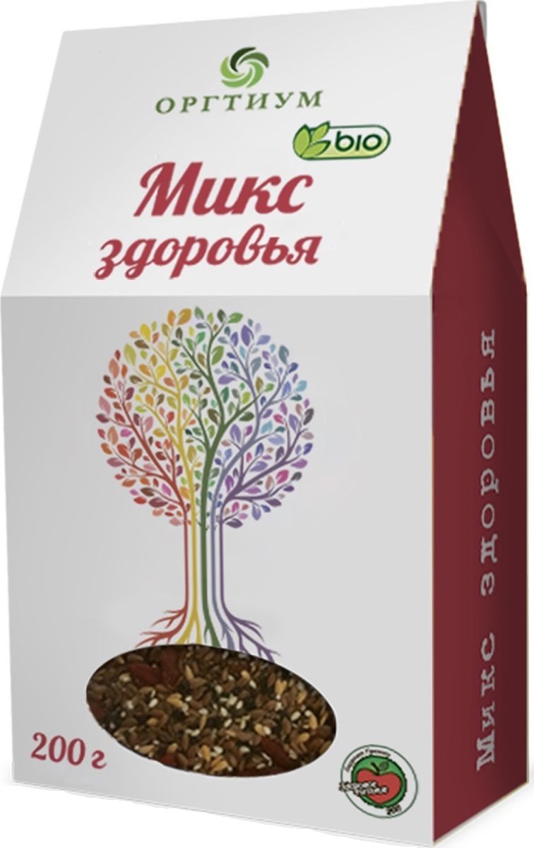 

Микс здоровья Оргитум семена чиа-ягоды годжи-лен-кунжут 200 г