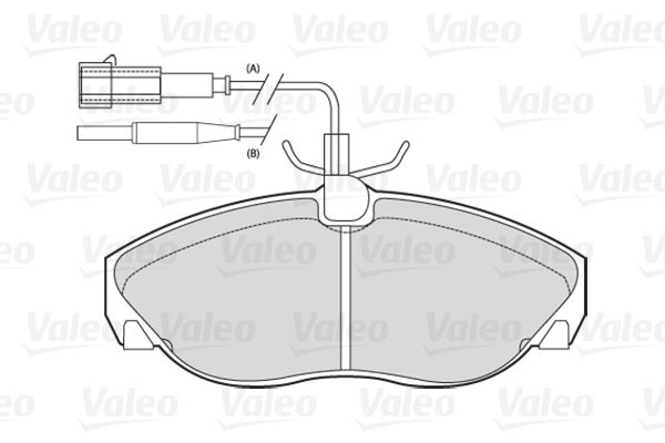 

Комплект тормозных дисковых колодок Valeo 301429