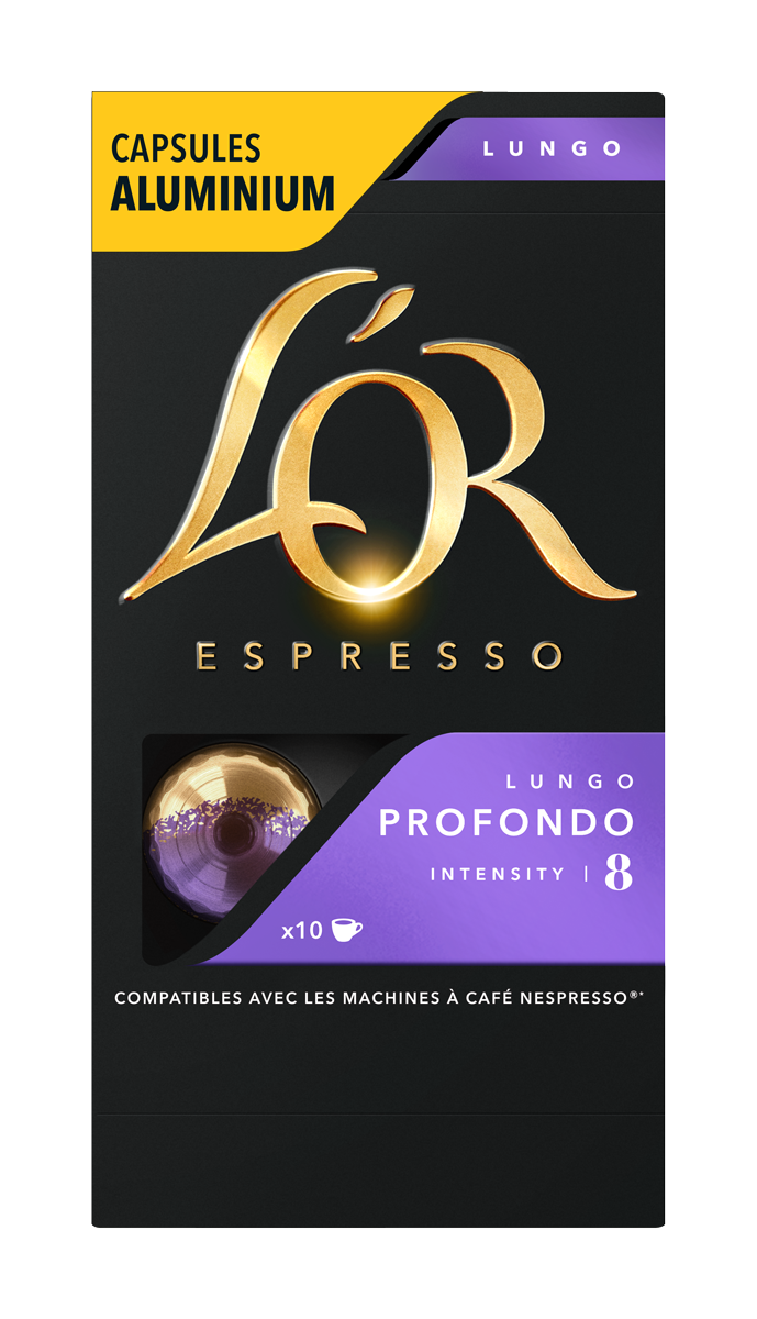 фото Капсулы l’or espresso lungo profondo для кофемашин nespresso 10 капсул l'or