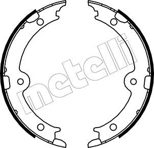 

Тормозные колодки METELLI стояночного тормоза 530449