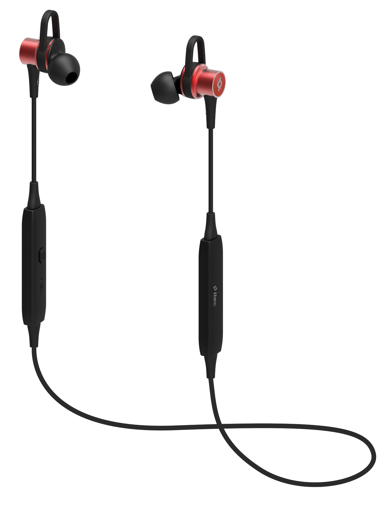 фото Беспроводные наушники ttec soundbeat pro red/black