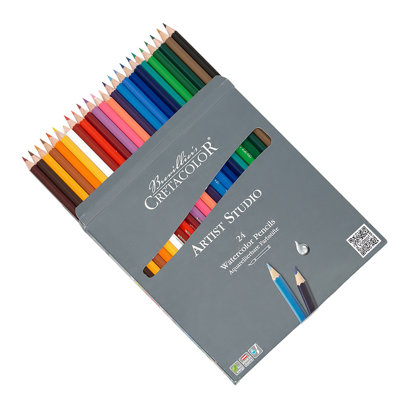 Набор акварельных карандашейCretacoloR Artist Studio Line, 24 цвета