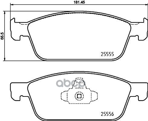 

Комплект тормозных колодок brembo P24199