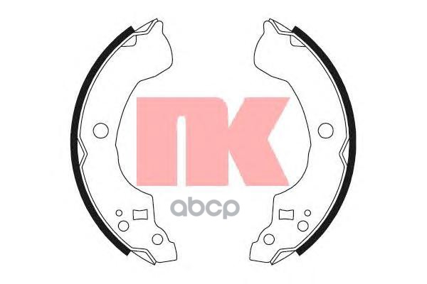 

Тормозные колодки Nk 2722694