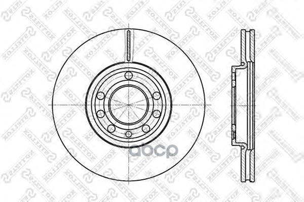 фото Тормозной диск stellox 60203645vsx