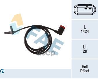 

Датчик abs FAE 78291