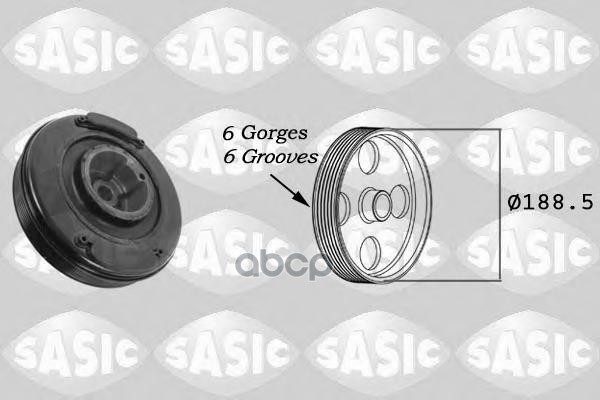 Шкив коленвала SASIC 9001807