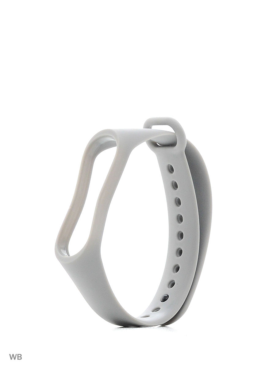 

Ремешок силиконовый для Mi Band 3 Strap Light Gray, Mi Band 3 Strap