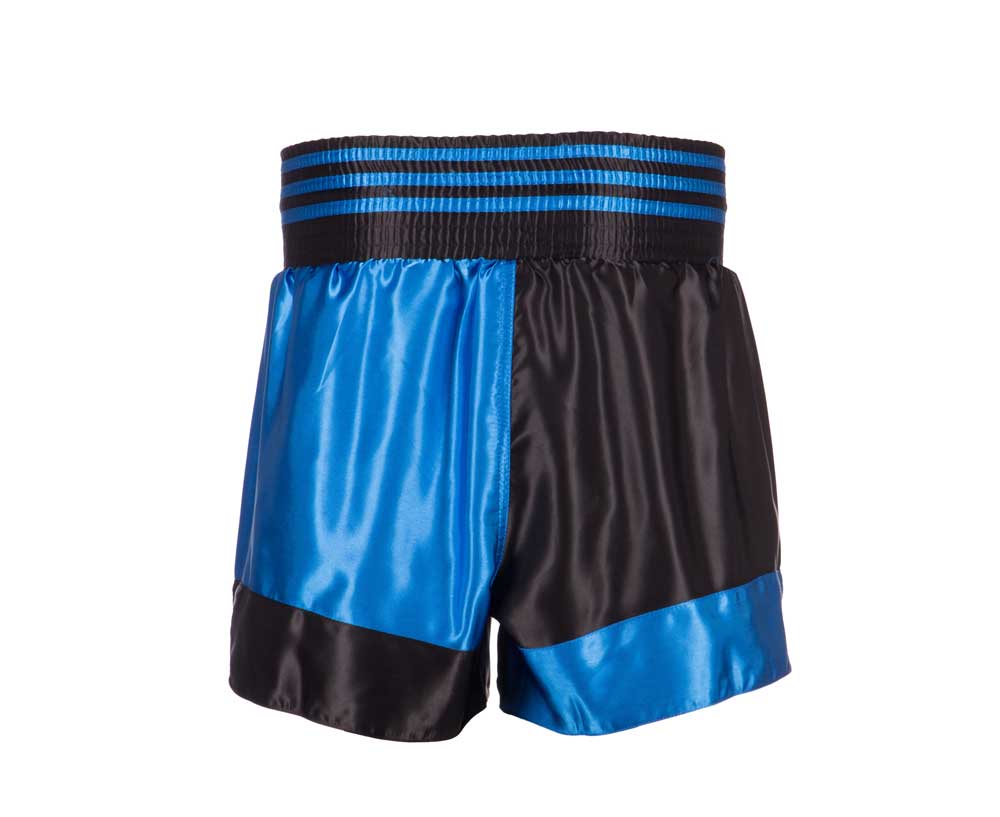 фото Шорты adidas kick boxing short satin, black/blue, l int