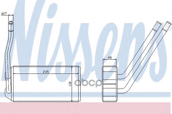 

Радиатор печки Nissens 73000