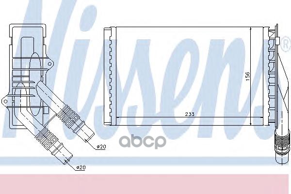 

Радиатор печки Nissens 72985