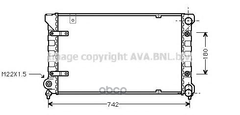 фото Радиатор охлаждения ava quality cooling sta2019