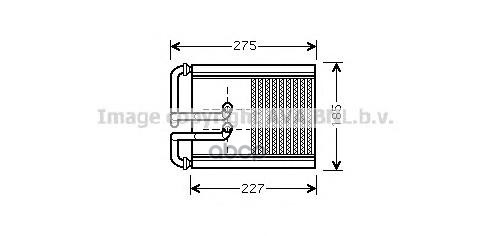 фото Радиатор отопителя ava quality cooling hy6168