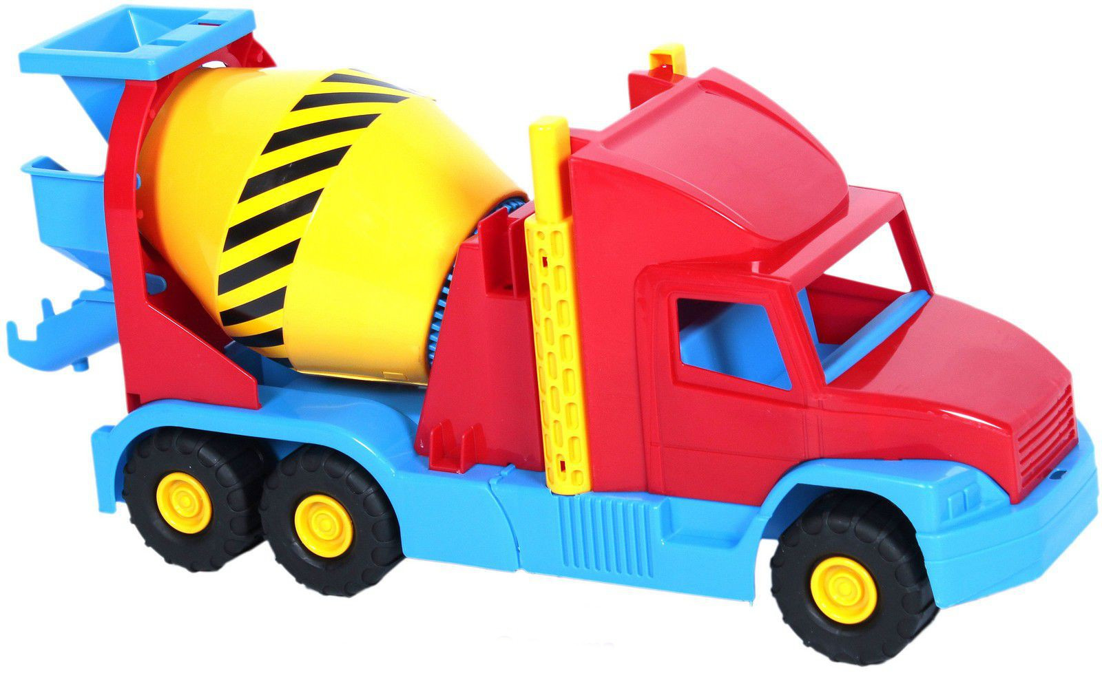 

Машина-бетономешалка Wader Super Truck, Красный;желтый;синий