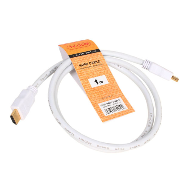 фото Кабель tv-com hdmi - hdmi 1м white (cg150sw)