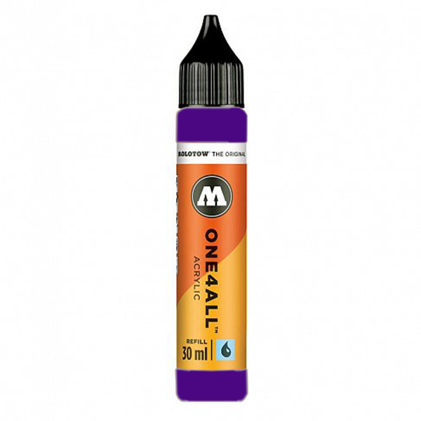 

Акриловая заправка для маркеров Molotow One4All 30мл, Фиолетовый, One4all 30мл 4250397601885 Темно-фиолетовые