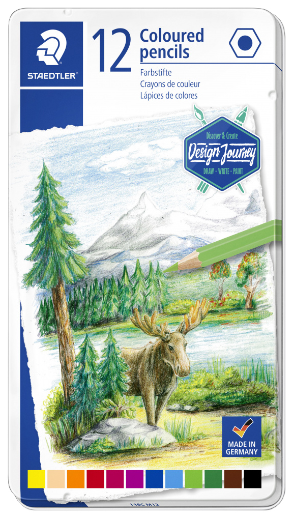 

Карандаши цветные художественные Staedtler Design Journey 146CM12 12 шт