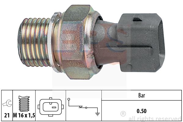 фото Датчик давления масла eps 1.800.116