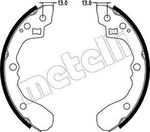 

Комплект тормозных колодок METELLI 53-0220
