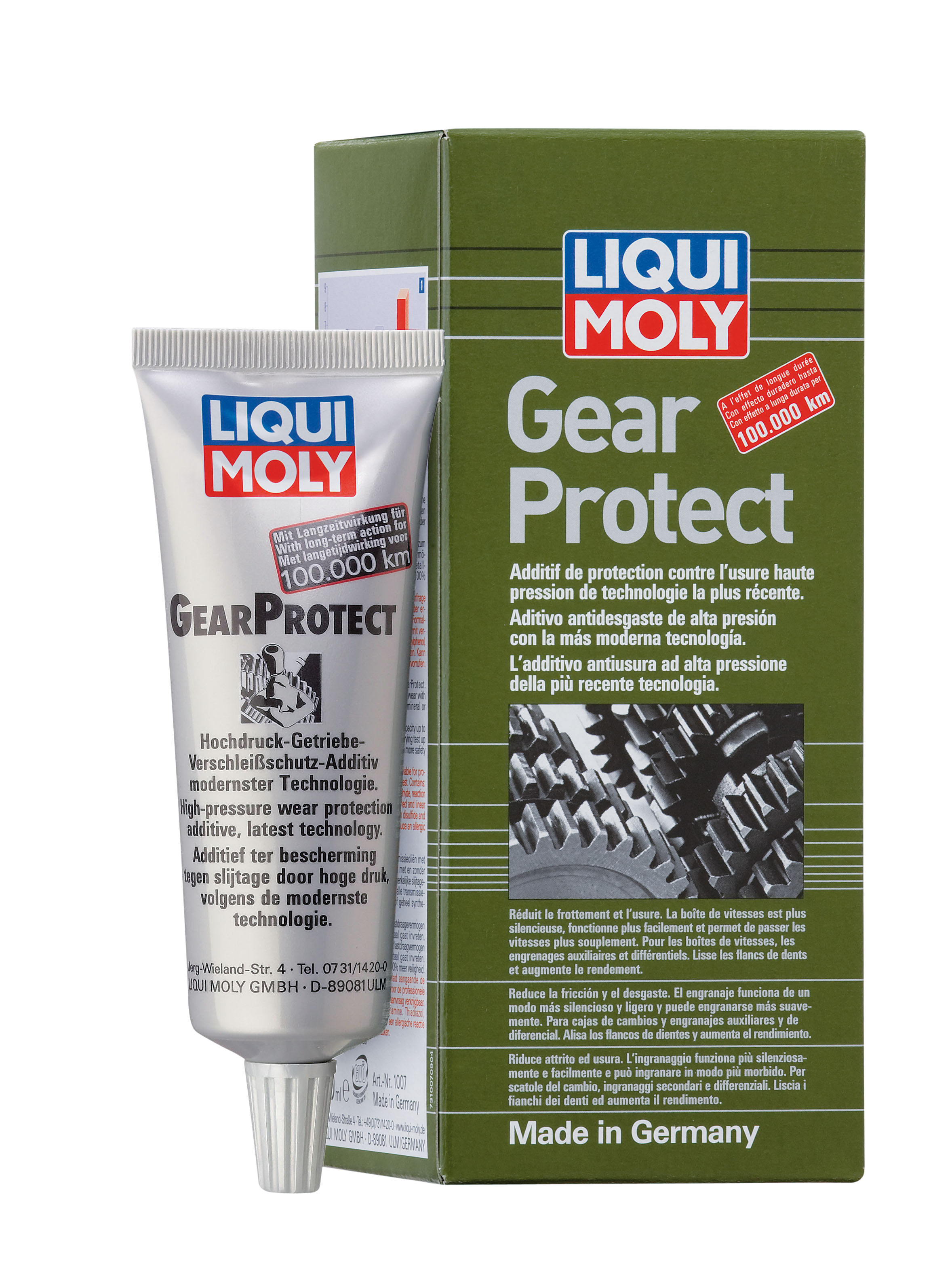 LIQUI MOLY Ср-во д/долговрем.защиты трансмиссий GearProtect (0,08л)