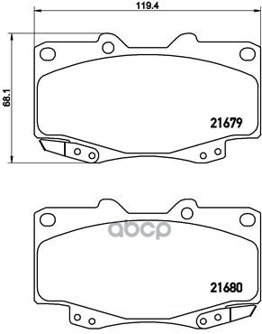 

Колодки Тормозные Brembo P83151