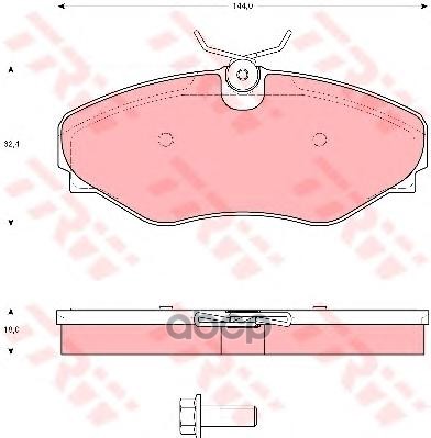 

Тормозные колодки TRW/Lucas GDB1574