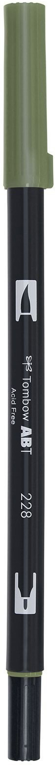 

Брашпен Tombow ABT Dual Brush Pen 228 серо-зеленый