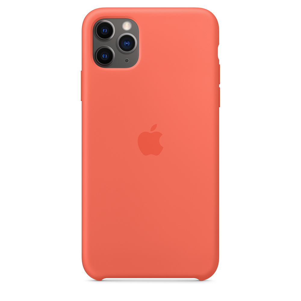 Чехол Apple для iPhone 11 Pro Max Silicone Case - Clementine (Orange)