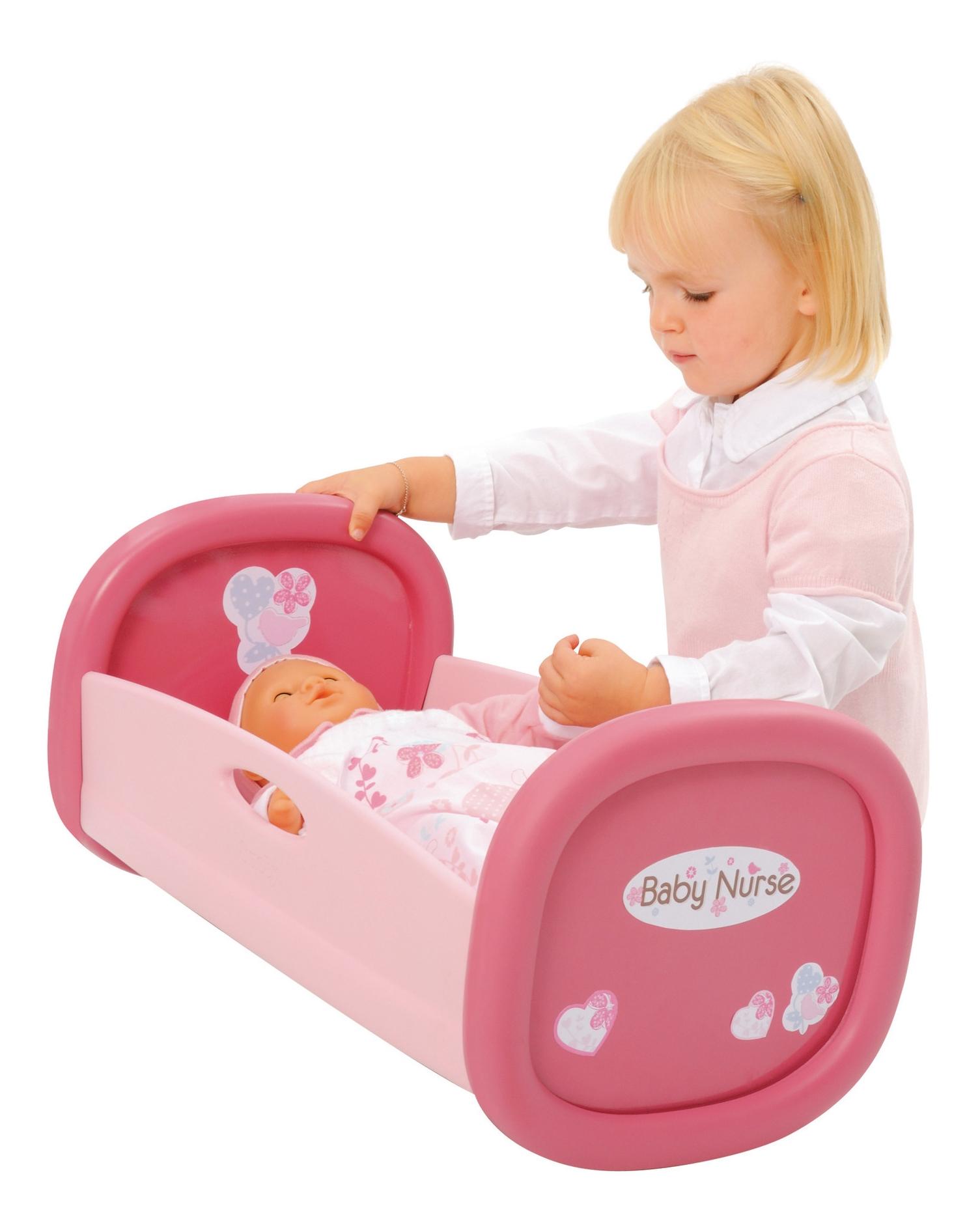 

Колыбель для пупса baby nurse, 52x26x29 см, 1+6, Baby Nurse