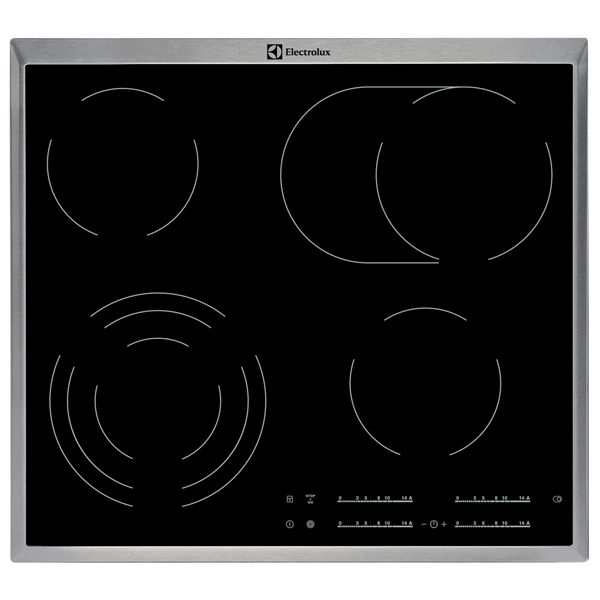 фото Встраиваемая варочная панель электрическая electrolux ehf56547хk black