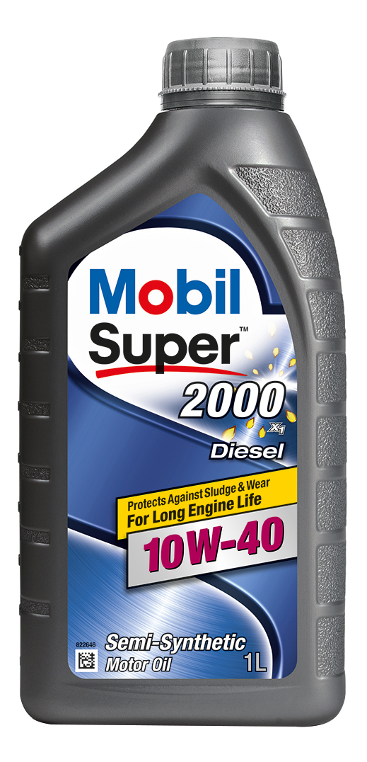 Моторное масло Mobil Super 2000 X1 Diesel 10W40 1л 4424₽