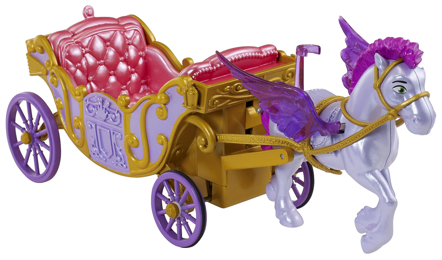

Транспорт для кукол Mattel Летающий конь Минимус и волшебная карета CDB35, Sofia The First Flying Minimus and Carriage