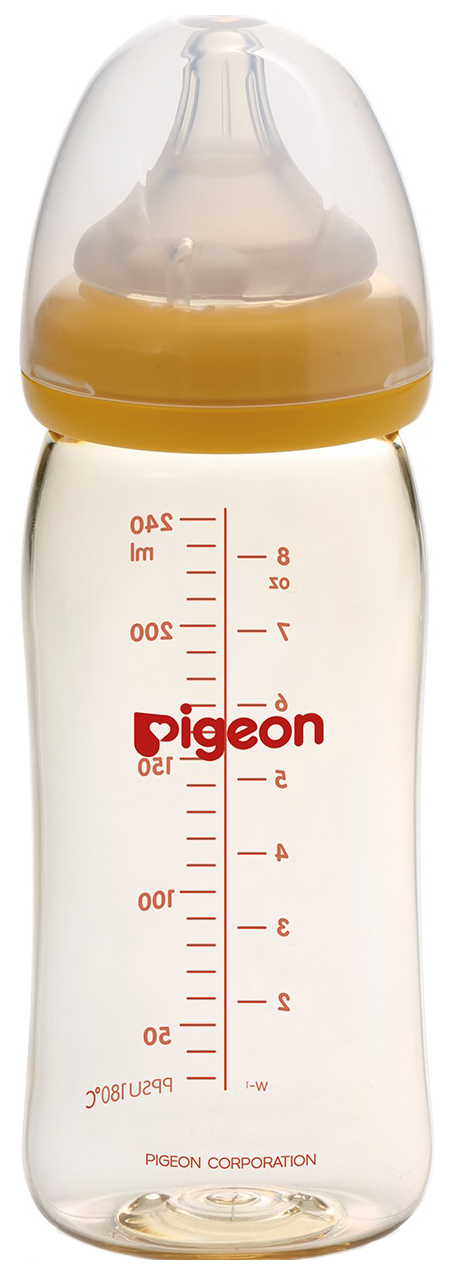 Бутылочка Pigeon для кормления SofTouch Peristaltic PLUS 240 мл pigeon бутылочка для кормления softouch peristaltic plus 3 мес 240мл премиальное стекло