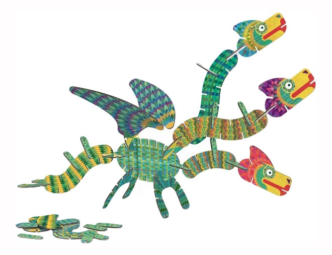 

3D-пазл Djeco 40 деталей, Дракон