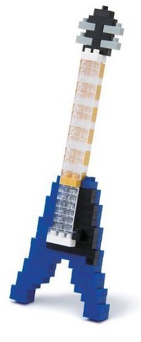 

Конструктор NANOBLOCK Синяя электрогитара Стрела (NBC_095), Синяя электрогитара 'Стрела'